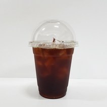 커피바바 92파이 14온스 아이스컵 + 돔뚜껑 세트, 1세트, 100개입