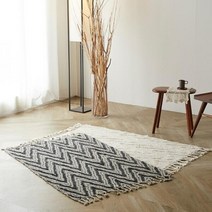 아트박스/엘르비 오브 러그 2color_70x110cm (코튼 핸드메이드 인도러그)
