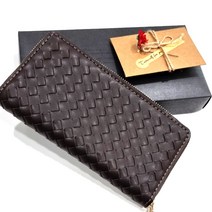 [국내 배송 국내 출고] 가죽지갑 diy 가죽공예 만들기 diy 가죽지갑 만들기 셋트 가죽가방diy 가죽공예diy DIY키트 가죽지갑 만들기 diy 세트 래티스 장지갑, 브라운