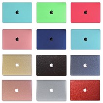 macbook pro air case 13inch 맥북 에어 프로 13인치 M1 투명 하드 케이스 커버 2018 2019 2020 M1 글리터 glitter 하드 컬러 케이스, 맥북에어13-A1932/A2179/A2337, 04_블랙