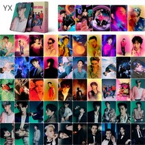EXO굿즈 포카 포토카드 앨범 로모카드 50장, A