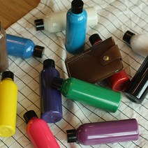 [공방공구] 가죽공예 엣지코트 엣지페인트 기리메 약물 단면마감제 50ml 100ml, 블랙