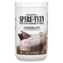 이지몰 NaturesPlus (네이처스플러스) Spiru-tein 단백질 분말 식사 초콜릿 476g(1.05lbs) No.94413, 476.27 g