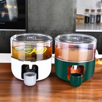 DuckLady분할 회전식 음료디스펜서, 녹색(컵 세트 증정)