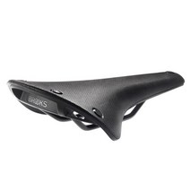 [일본 정규품] BROOKS(브룩스) 자전거 안장 칸븀 [CAMBIUM] ALL WEATHER C17, c17(폭 162mm), 천공, 블랙
