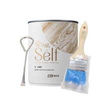 KCC 친환경 숲으로셀프스테인 1L 수성 스테인 목재용 원목 가구 셀프 인테리어 페인트, 자단