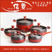 키친아트 경질냄비 양수 24cm_경질냄비_양수경질 편수냄비/전골냄비/라면냄비/스텐냄비/세라믹냄비/법랑냄비/큰냄비/찌개냄비/냄비세트/실리트냄비