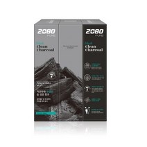 2080 퓨어 블랙 차콜민트 치약, 80g, 3개