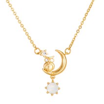 청도 보석 공장 직접 공급 동문 쥬얼리 도매 올빼미 펜던트 문 지르콘 목걸이