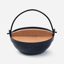 [JAJU/자주] 미니 화로 샤브 냄비_뚜껑포함, FR, 화이트, 화이트