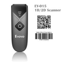 바코드스캐너 eyoyo 015p 미니 휴대용 1d 2d 블루투스 바코드 스캐너 qr, ey-015