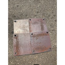 베이스판 철판 절단 9T 300x300(mm) (25파이)
