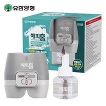 해피홈 스마트리퀴드 훈증기+리필60일 모기약 전자모기향 리퀴드리필, 단품