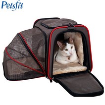 강아지 기내용 캐리어 펫츠핏 정품 카시트 이동장, L