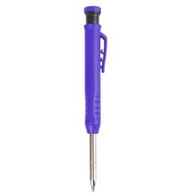 Solid Carpenter Pencil Set Woodworking Mechanical 3 Colors Refill Construction Marking Tool for Scri, 03 Blue pencil