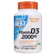 닥터스베스트 비타민 D3 2000IU 베지 소프트젤 180개입 1개