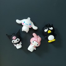 단품 산리오 입체 자석 강력 인테리어 마그네틱 현관문 냉장고 꾸미기 스케줄 메모 캐릭터 보드 사무용 칠판 보드 자석판 사진 세트 미니어처 감성 마그넷 자석홀더 보드판 피규어, 까만오리