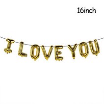 발렌타인데이 러브 하트 모양 라텍스 풍선 장미 곰 선물 장식 웨딩 약혼 신부 핑크 가방, gold love letter