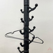 논슬립 코팅옷걸이(10P) 블랙 논슬립옷걸이 논슬립바지걸이 실리콘옷걸이