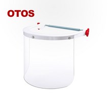 OTOS 오토스 F-63A 안전모부착형 무색보안면 투명, 오토스 F-63A 무색보안면