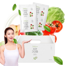 자연애담 해톡주스 가벼운 아침 6가지 과채 야채 마녀주스 빼빼, 50포, 110ml