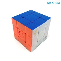 TomZ 3x3x3 Constrained Magic Cube 333 하이브리드 캘빈의 퍼즐 Neo Professional Speed Twisty Puzzle 두뇌 티저 교육 장난감, [01] 90 333 Hybrid