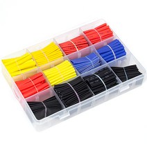 ZIO-BIZ 수축튜브 세트 780pcs / 열수축튜브 전선연결 전선보호 케이블 보호 방수 커넥터 수축튜브세트, 1개