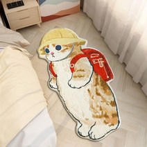 명품러그 예쁜 거실 디자인 러그 카페트 ins cartoon cat carpet rug plush shaggy 솜털 불규칙한 침대 옆 카펫 두꺼운 바닥 매트 doormat 침실