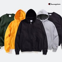 챔피온 길단 기모 맨투맨 후드티 후드집업 07.길단 88600 아시안핏 후드집업 네이비/M