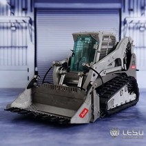 스키로더 Lesu aoue-lt5 114 금속 유압 추적 스키드 스티어 rc 로더 diy 모델 조명 사운드 시스템 th17187-smt5, 없음