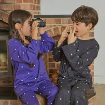 수아팜 여아용 굿나잇 긴팔 수면 잠옷 상하 세트