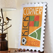 nq248-행잉액자_아이러브싸커(우표세로대형), 타입2