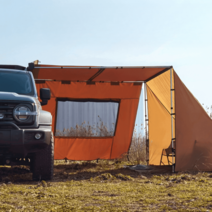 ARB 어닝 차량 사이드 가림막 아웃도어 사이드 커튼 확장, 2.5x2m 사이드 차양