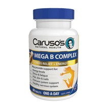 Carusos 호주 카루소스 울트라 맥스 메가 비타민B 컴플렉스 60정 Ultra Max Mega B Complex, 1개