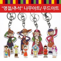 우드아트/키홀더/세계다문화의상_3, 18.세계다문화의상/프랑스