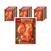[굽네] 통닭다리순살 직화오븐구이 매콤갈비맛 130g, 10팩
