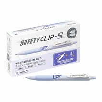 RT 마이펜 국제특허 세이프티클립 S 볼펜 0.38 12자루, 단품