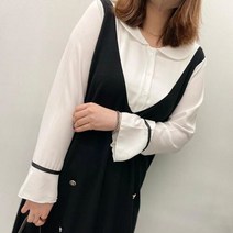 시드마켓 / 더블 버튼 카라 원피스 209E905S 빅사이즈 여성