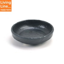 Kitchen 멜라민 원형 구프 굽찬기 업소용 반찬 그릇 찬기볼 한정식 일식 찬기, ♥돌무늬굽찬기 퓨전토기 DS-6463-1♥, 1개