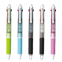제트스트림 3색펜 0.7mm, 투명, 2개