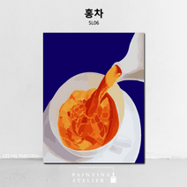 DIY 명화 그리기 유화 고흐 동물 해바라기 그림그리기 세트 보테니컬 색칠하기, SL06