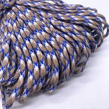 DIY 공예용품 장식품 폼폼 리본 5야드 4mm 멀티 컬러 파라 코드 550 낙하산 등산 끈 로프 밀 사양 유형 III, 25 25