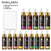 순수 로즈마리 제라늄 에센셜 오일 디퓨저 티 트리 클로브 레몬그라스 시트로넬라 카모마일 시다우드 시나, 01 10ml_21 Sweet Orange