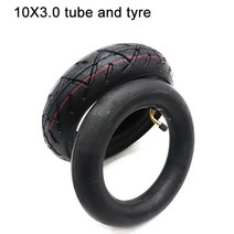고성능 10x3.0 내부 및 외부 타이어 10*3.0 튜브 타이어 KUGOO M4 프로 전기 스쿠터 이동 카트 ATV 쿼드 스피드 웨이 타이어|타이어|, rim, 1개