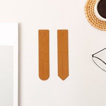 한국문학 업사이클링 레더 북마크, 꽃