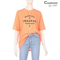 커스텀에이블_세일 한정수량/패플단독 CUSTOMABLE 영문 네온컬러 티셔츠_C1905TS095B
