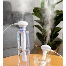 무지 생수통 노필터 가습기 홈 사무실 집이건조할때 청소필요없는가습기, 무지가습기 면봉5개(롱3개+숏2개)