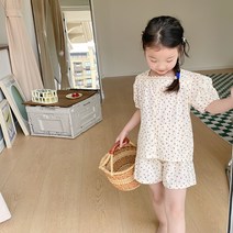 에모베베 어린이 잠옷 반팔 반바지 2벌 세트 잠옷
