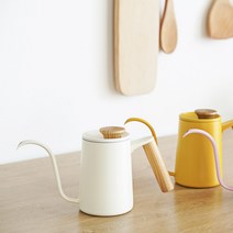 칼딘 데일리 브루오 커피 드립포트 핸드드립주전자, 1개, 600ml 아이보리