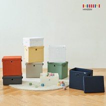 한샘(생활) [한샘] 샘 폴리 수납정리 바스켓(중4/대3) 택1, 대3p(그레이)